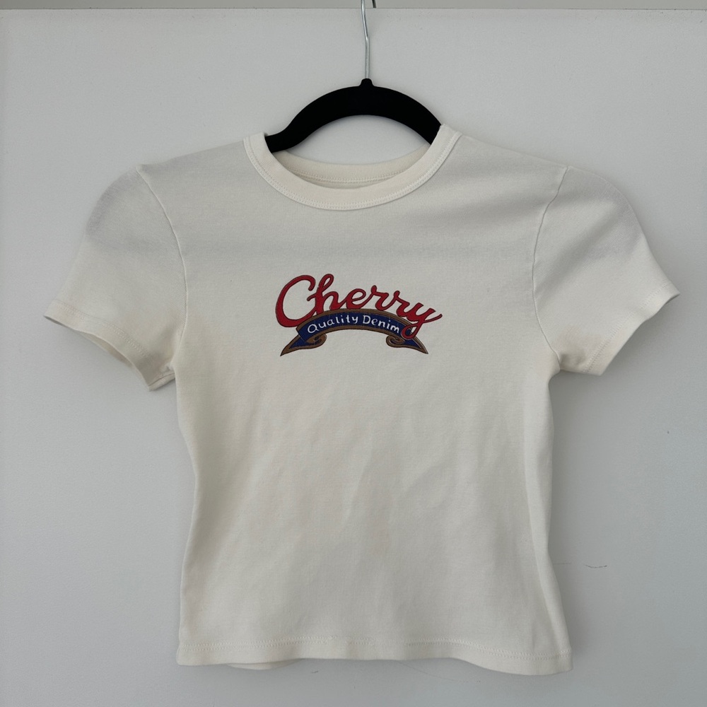 Cherry LA cropped T-shirt